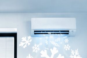 air-handler-of-a-ductless-mini-split-blowing-cold-air