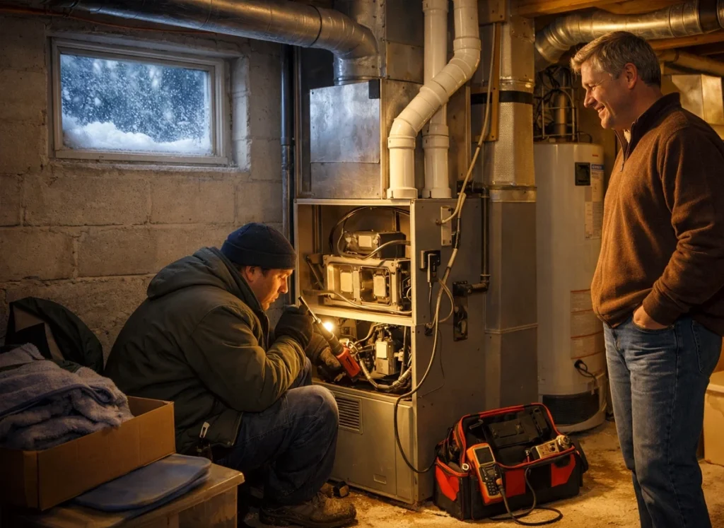 Emergency furnace repair restores heat during Chicago cold snap